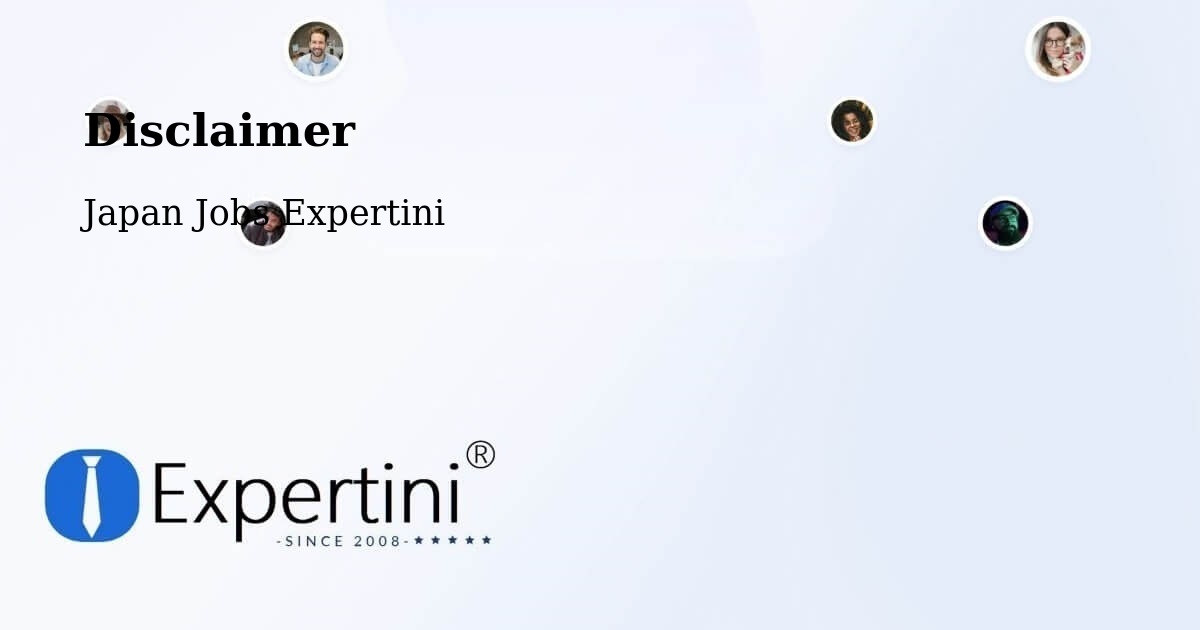 Disclaimer – Nagato - Japan Jobs Expertini